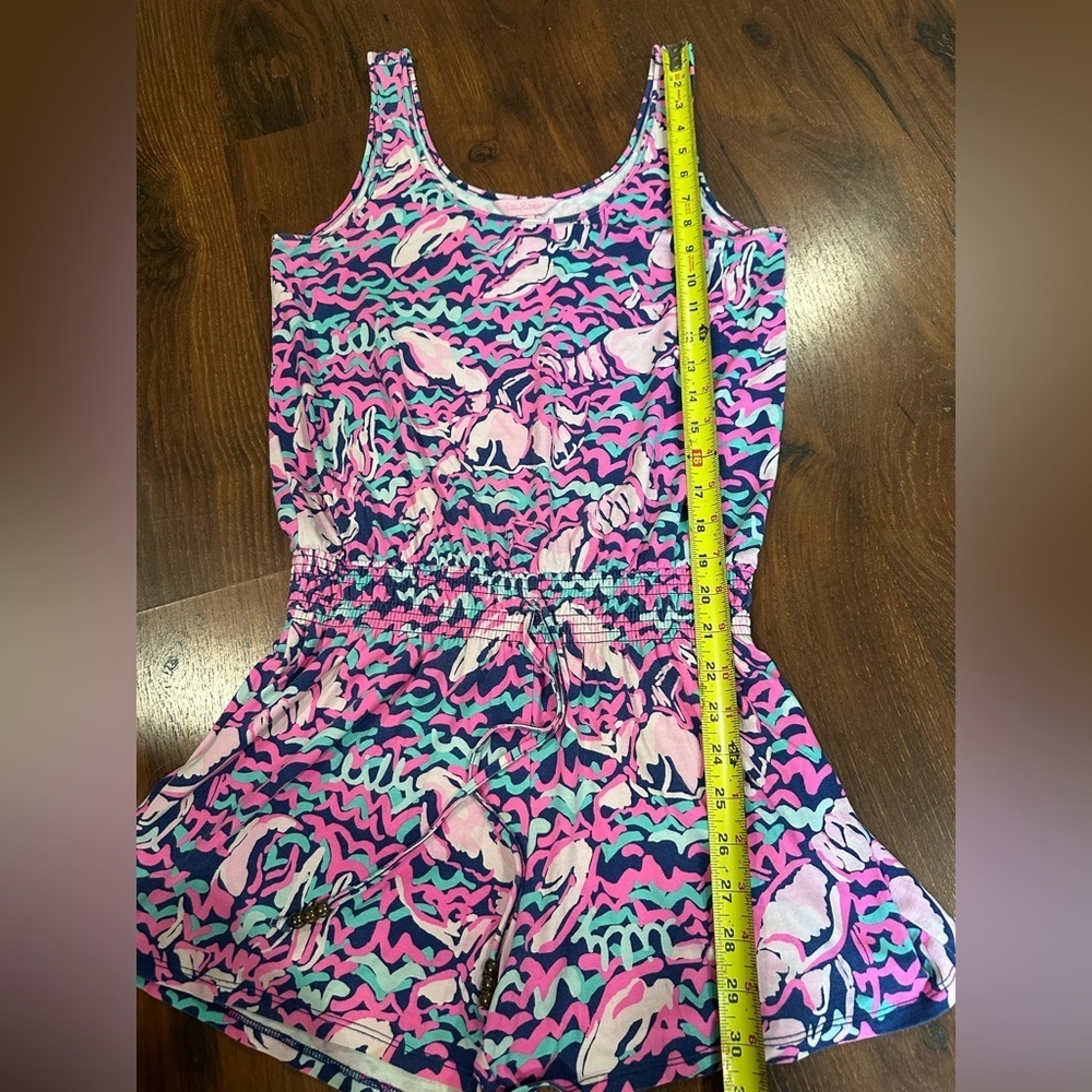 Lilly Pulitzer Tala Romper: "Pop Up Lobstah Roll", size XS (retail: $138) - Picture 7 of 9